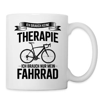 I don't need therapy, I need a bike - Mug - white - Right