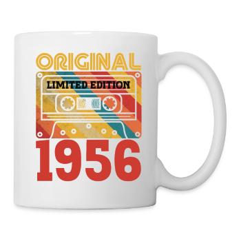 70th Birthday 70 Years Original 1956 Vintage - Mug - white - Right