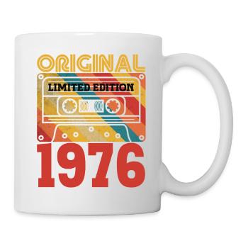 50e Anniversaire 50 ans Original 1976 Vintage - Mug blanc - blanc - Droite