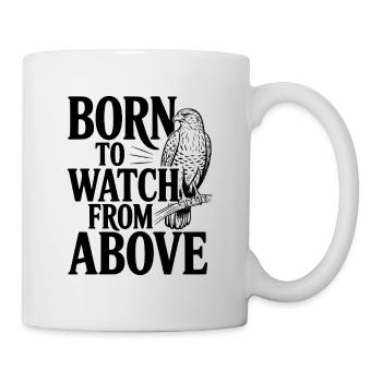 Born to Watch From Above - Mug - white - Right