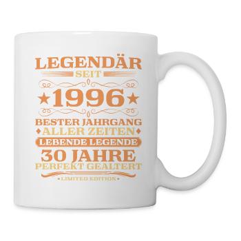 1996 vintage 30 years perfectly aged - Mug - white - Right