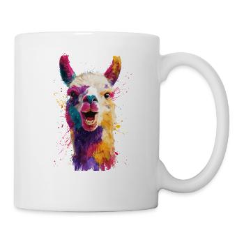 Colorful Llama Explosion - Mug - white - Right