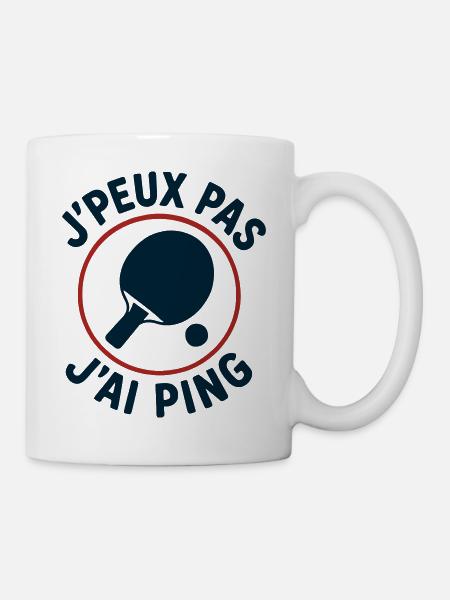 Ich kann nicht, ich ping. - Tasse - Weiß