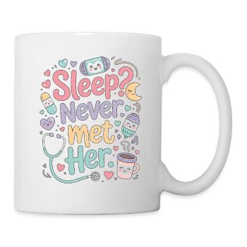 Infirmière en soins intensifs n’a jamais rencontré son sommeil en soins intensifs - Mug blanc - blanc - Droite