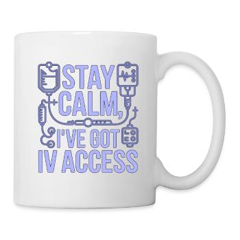 Infirmière en soins intensifs Reste calme J’ai une infirmière en soins aigus - Mug blanc - blanc - Droite