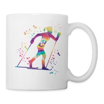 Ski de fond Ski de fond - Mug blanc - blanc - Droite