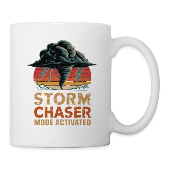 Mode Chasseur de Tempête activé Tornade Sturmjäger - Mug blanc - blanc - Droite