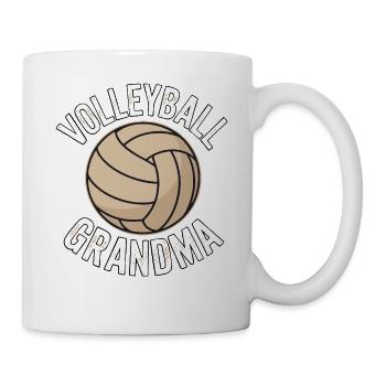 Volleyball Grandma – Proud Grandma - Mug - white - Right