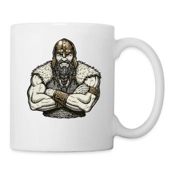 Légende viking viking marin Odin Raven Fighter - Mug blanc - blanc - Droite