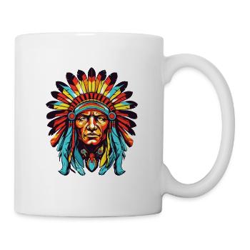 Indian Chief Comic - Mug - white - Right