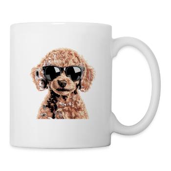 Caniche Jouet Marron - Mug blanc - blanc - Droite