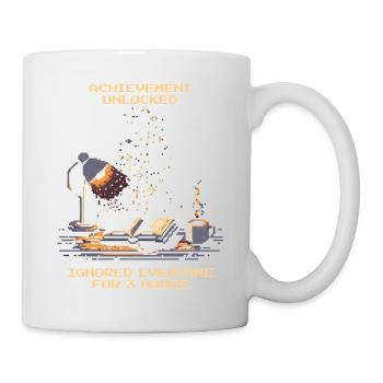 Achievement Unlocked | Reading Books Nerd - Mug - white - Right