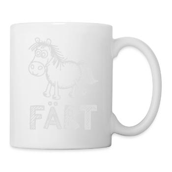 Pferd Reiten Reiterin Pferdebesitzer FÄRT - Tasse - Weiß - Rechts