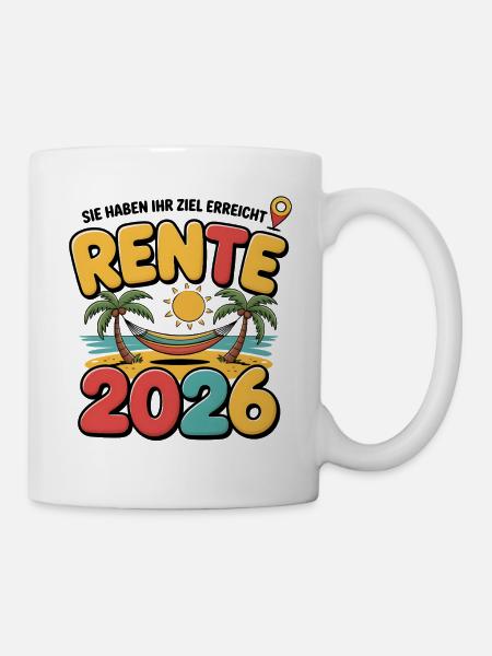 Retraite des pensionnés 2026 Homme & Femme - Mug blanc - blanc