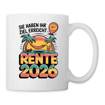 Retraite des pensionnés 2026 Homme & Femme - Mug blanc - blanc - Droite