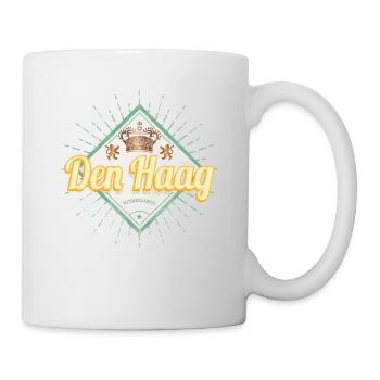 Le souvenir rétro Holland de La ville de La Haye aux Pays-Bas - Mug blanc - blanc - Droite