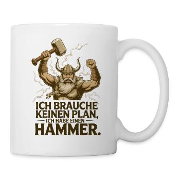 Légende viking viking marin Odin Raven Fighter - Mug blanc - blanc - Droite