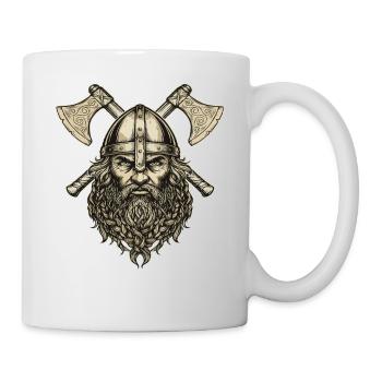 Légende viking viking marin Odin Raven Fighter - Mug blanc - blanc - Droite
