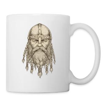 Légende viking viking marin Odin Raven Fighter - Mug blanc - blanc - Droite