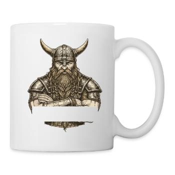 Légende viking viking marin Odin Raven Fighter - Mug blanc - blanc - Droite
