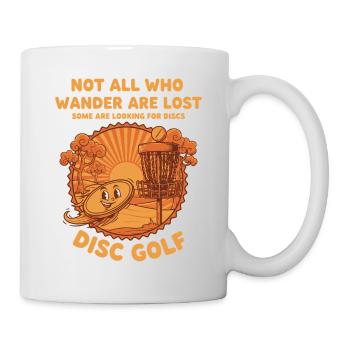 Tous ceux qui errent ne sont pas perdus à la recherche de disques Disque - Mug blanc - blanc - Droite