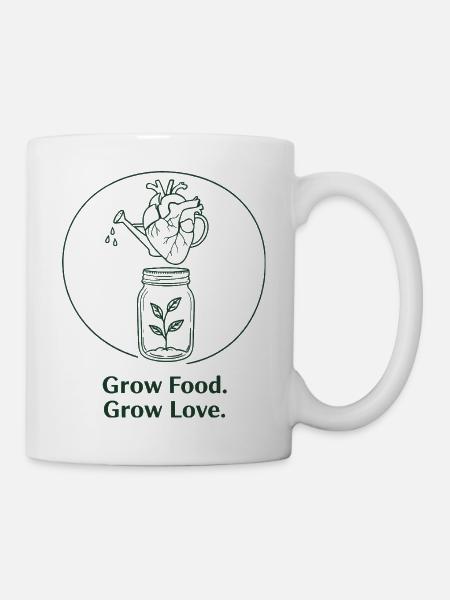 Ökologischer Gartenbau nachhaltige Landwirtschaft - Tasse - Weiß