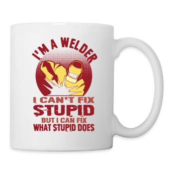 Welder Saying Gifts for Metalworkers - Mug - white - Right