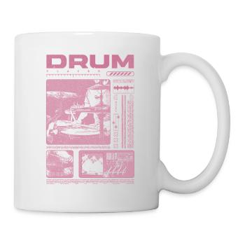 Rock Drummer Drum Player Streetwear - Mug - white - Right