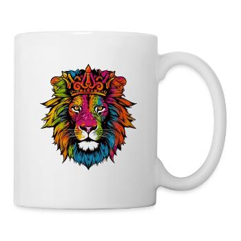 Lion Animal Crown - Mug - white - Right