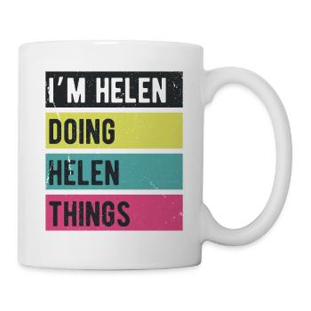I’m Helen Doing Helen Things Retro Colors - Mug - white - Right