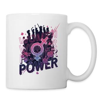 Women Power Féminisme Conception des Roses - Mug blanc - blanc - Droite