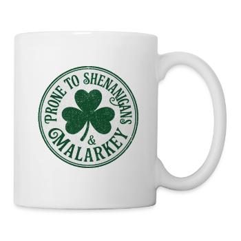 Lustige St.-Patrick's-Day-Eskapaden und Unsinn - Tasse - Weiß - Rechts