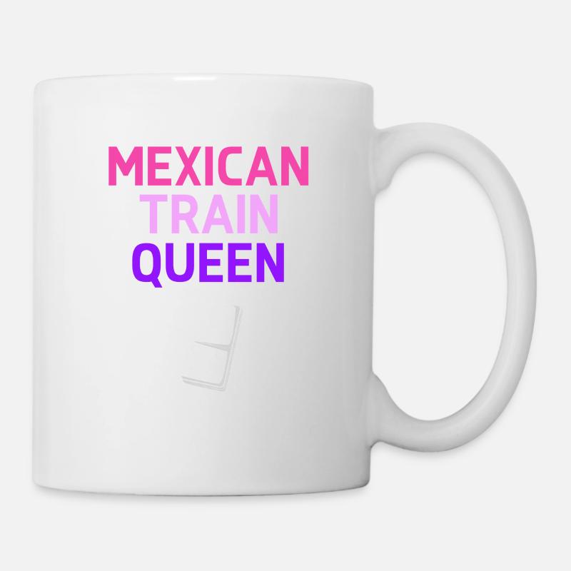 Domino Mexican Train - Tasse - Weiß