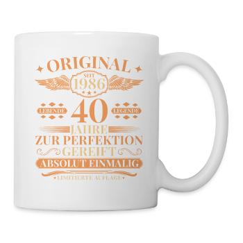 40th Birthday Living Legend since 1986 - Mug - white - Right