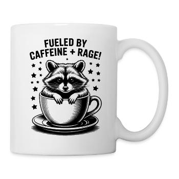 Coffee Sayings Caffeine Funny Coffee Gift - Mug - white - Right
