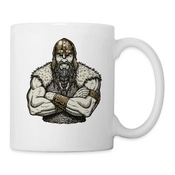 Légende viking viking marin Odin Raven Fighter - Mug blanc - blanc - Droite