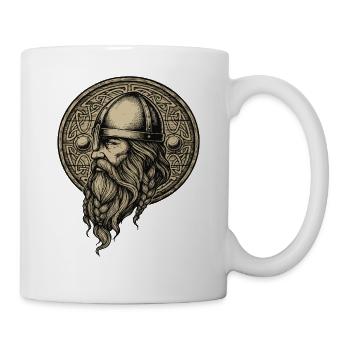 Légende viking viking marin Odin Raven Fighter - Mug blanc - blanc - Droite