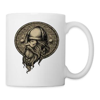 Légende viking viking marin Odin Raven Fighter - Mug blanc - blanc - Droite