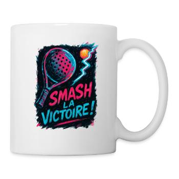Smash the victory! Padel - Mug - white - Right