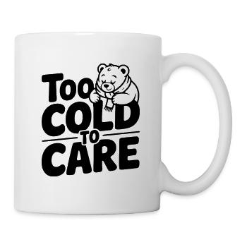Trop froid pour s’en soucier - Mug blanc - blanc - Droite