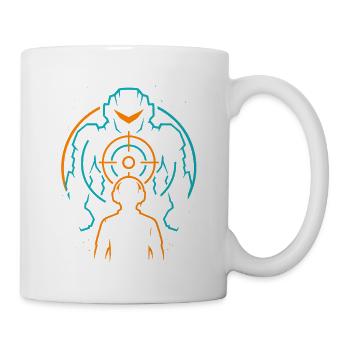 Gamer Mecha, Gaming Sight - Mug - white - Right