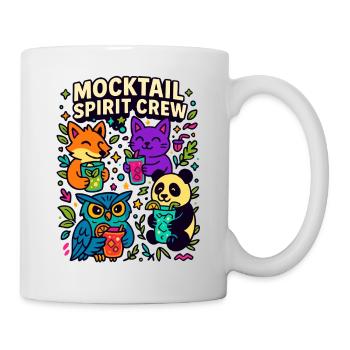 mocktail spirit crew, süße tiere - Tasse - Weiß - Rechts