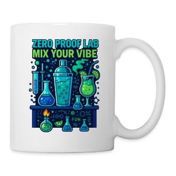 zero proof lab, mocktail chemie - Tasse - Weiß - Rechts