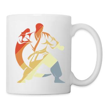 Karateka Sketch - Mug - white - Right