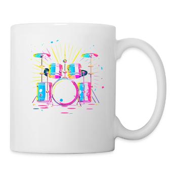 percussion - Mug blanc - blanc - Droite