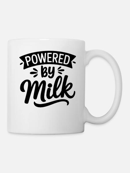 Powered by Milk - Mug - white