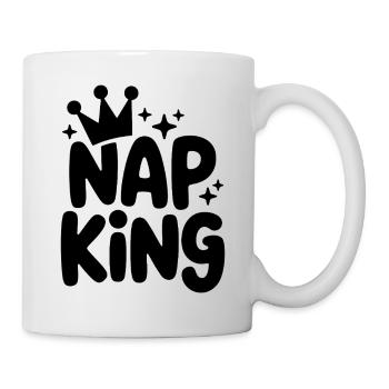 Nap King: royal rest - Mug - white - Right