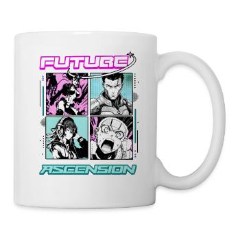 Future Ascension Anime Manga Panel Comic Style - Mug - white - Right
