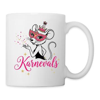 Carnival Mouse - Cologne Girls, Animal Costume - Mug - white - Right
