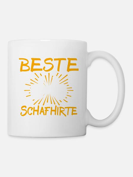 Schafhirte Geschenkidee - Tasse - Weiß